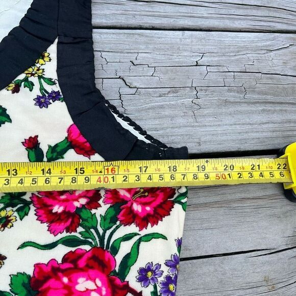 Vintage 1920s Antique Slovak Bustier Women’s Floral Handmade Vest Blouse - Picture 7 of 8